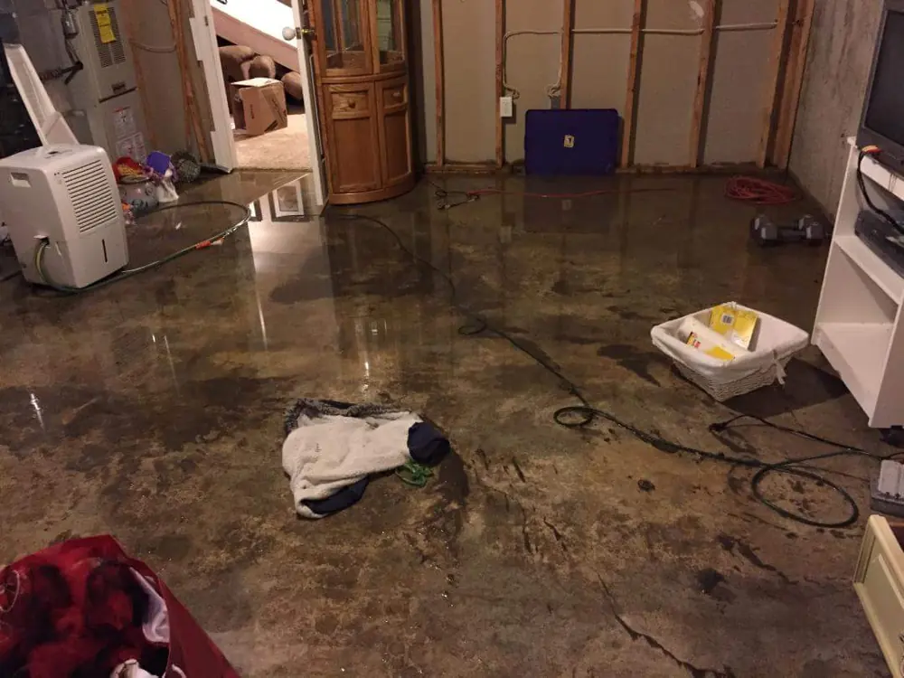 Restoration equipment on a Huntington Beach job