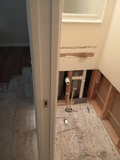 Restoration equipment on a Huntington Beach job